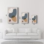 Wallity Pintura Decorativa de Vidrio Templado 46 x 72 cm